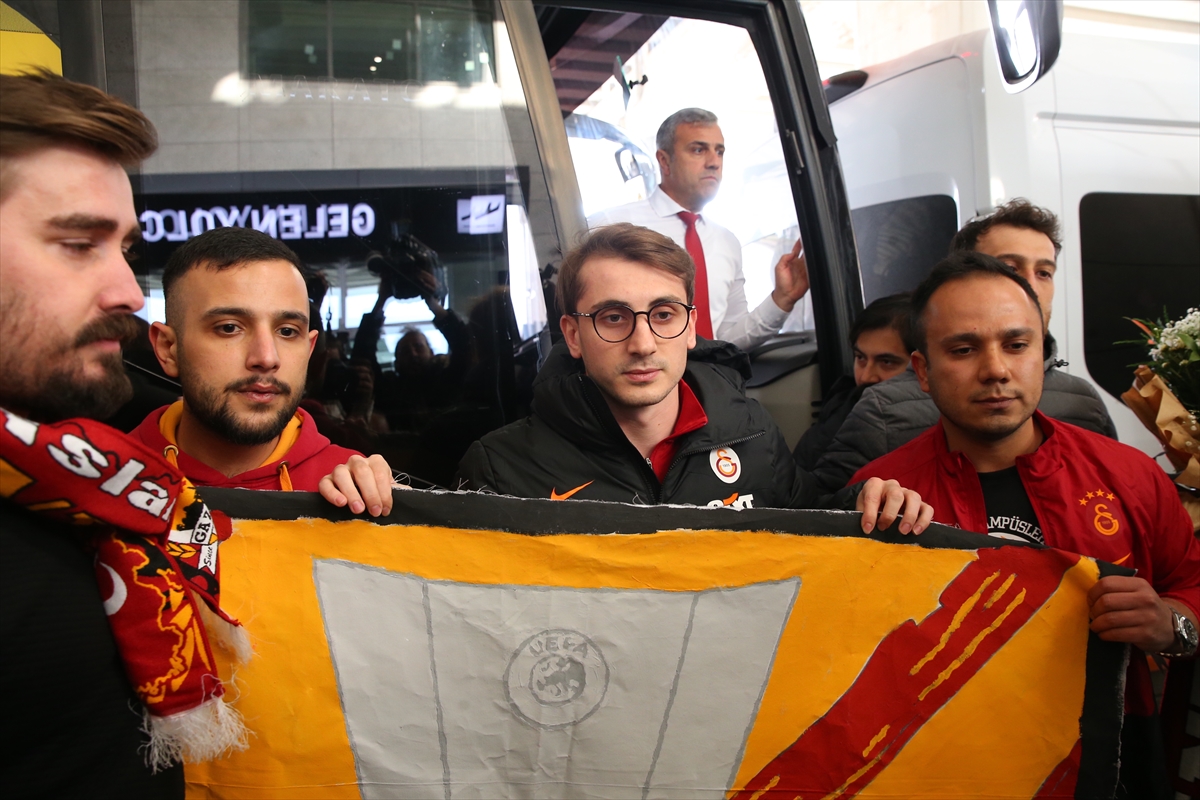 Galatasaray kafilesi Gaziantep'e geldi