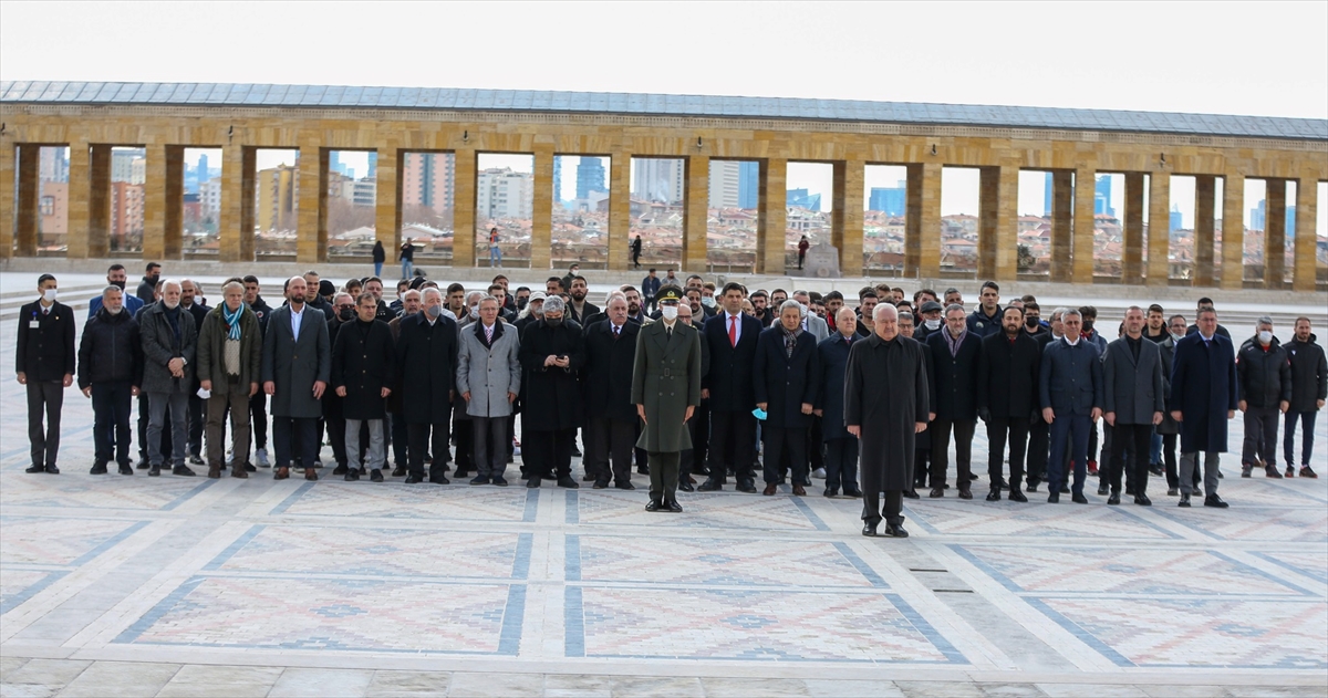 Gençlerbirliği Kulübünden Anıtkabir'e ziyaret