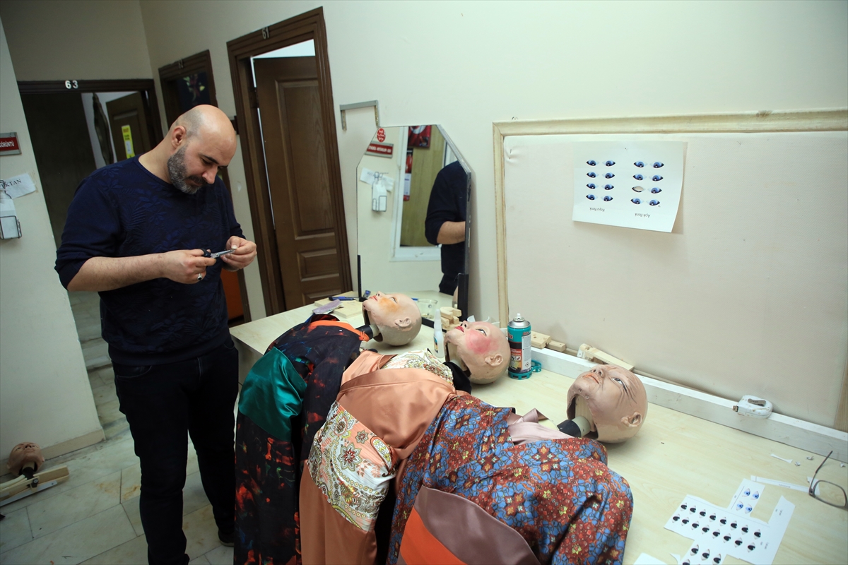 Kuklalar, Madama Butterfly Operası için hazırlanıyor