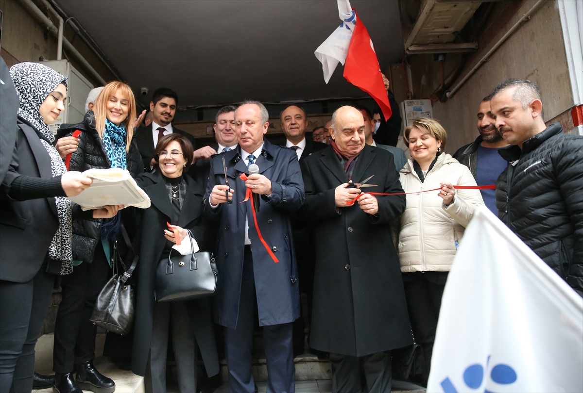 Memleket Partisi Genel Başkanı İnce partisinin Kahramanmaraş İl Başkanlığını açtı
