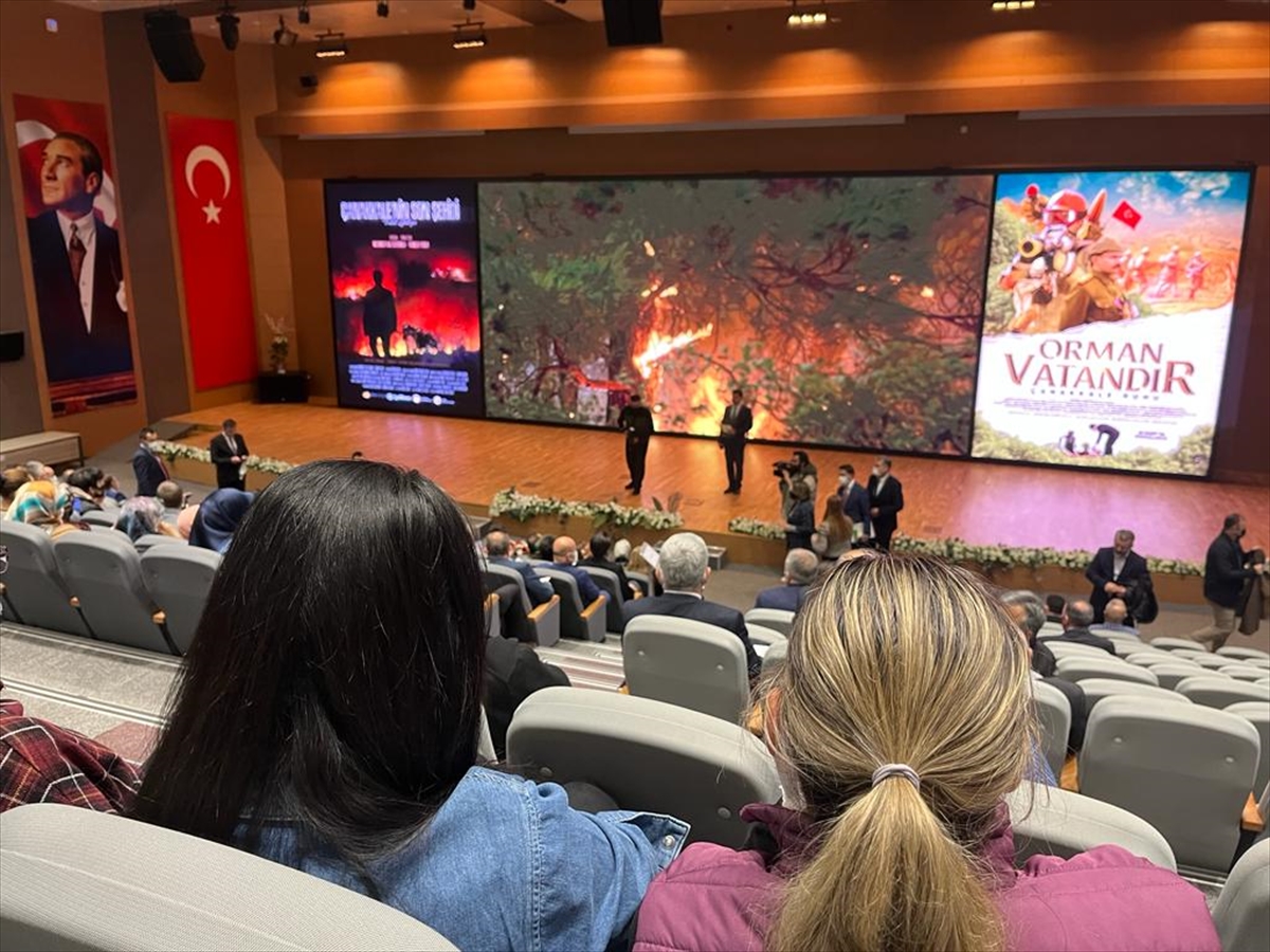 “Orman Vatandır Çanakkale Ruhu” filminin gösterimi yapıldı