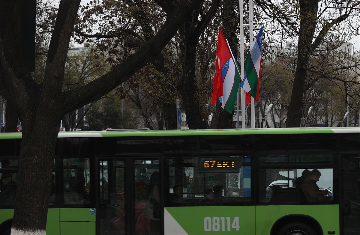 Özbekistan'ın başkenti Taşkent, Cumhurbaşkanı Erdoğan'ı ağırlamaya hazır