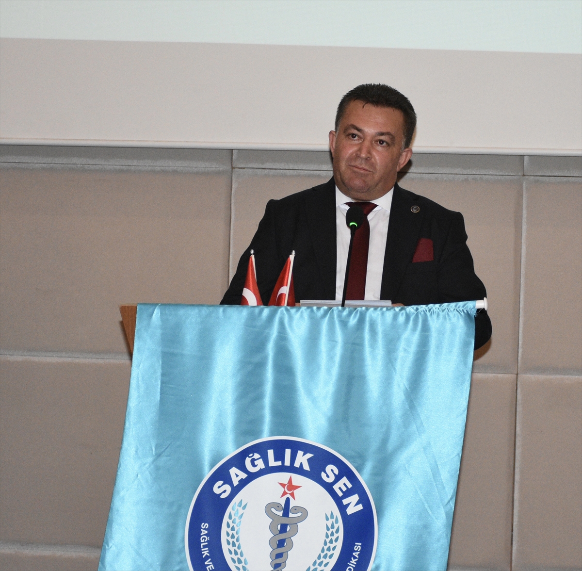 Sağlık-Sen Genel Başkanı Semih Durmuş Kırşehir'de konuştu: