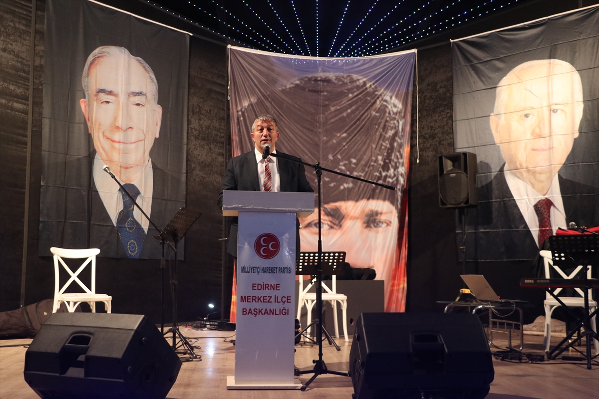 TBMM İdare Amiri MHP'li Haberal, Edirne'de konuştu: