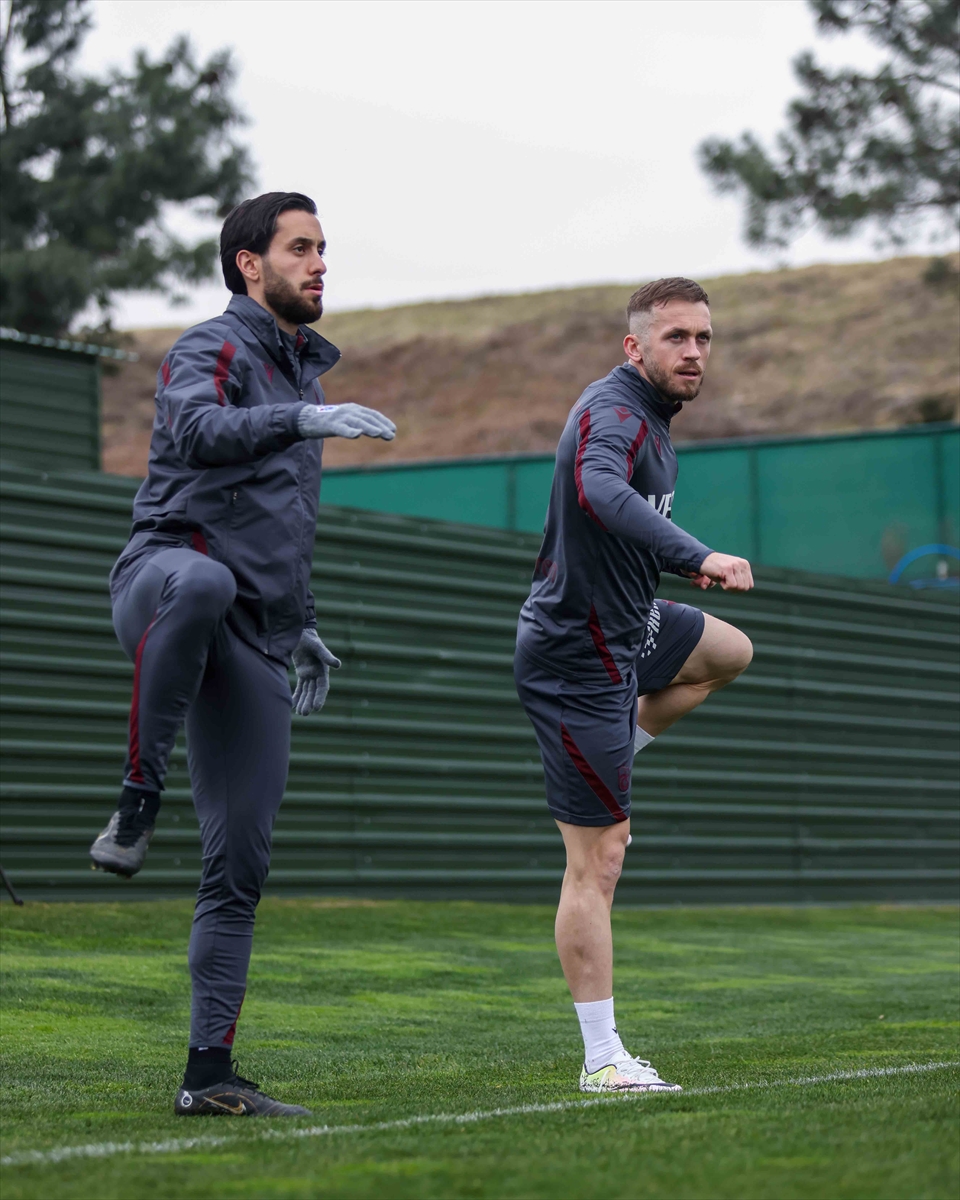 Trabzonspor, Beşiktaş maçı hazırlıklarına devam etti