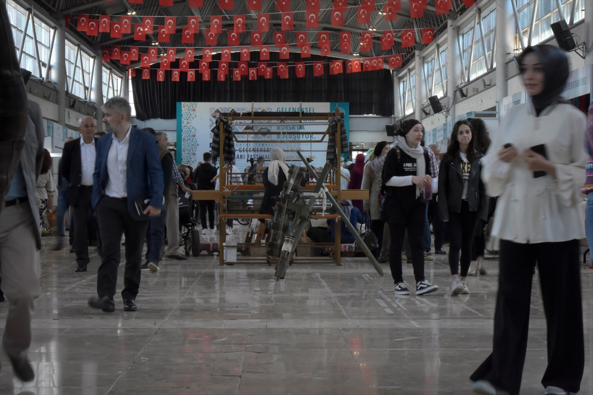 5. Bursa Geleneksel El Sanatları Festivali başladı
