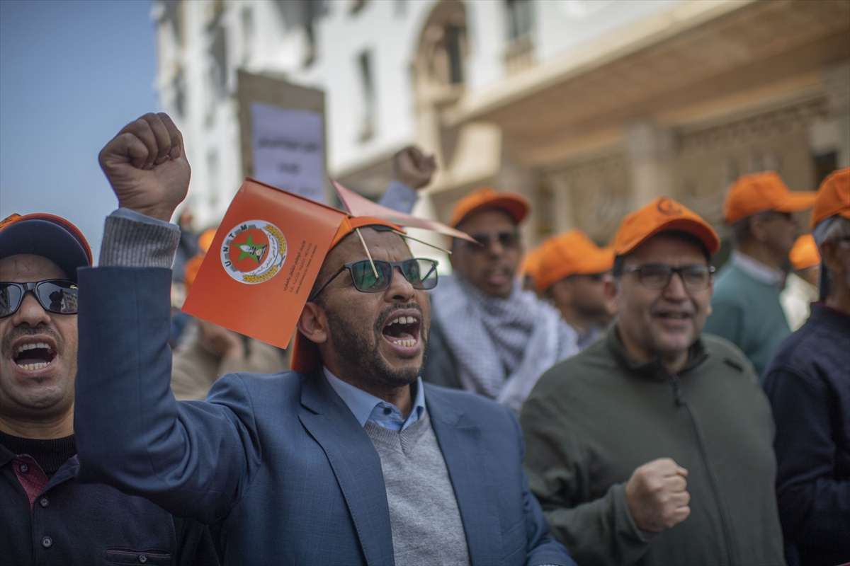 Fas’ta 1 Mayıs Emek ve Dayanışma Günü'nde gösteriler yapıldı