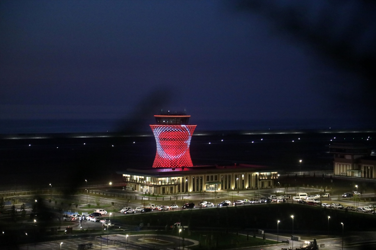 Rize-Artvin Havalimanında açılış öncesi son hazırlıklar yapılıyor