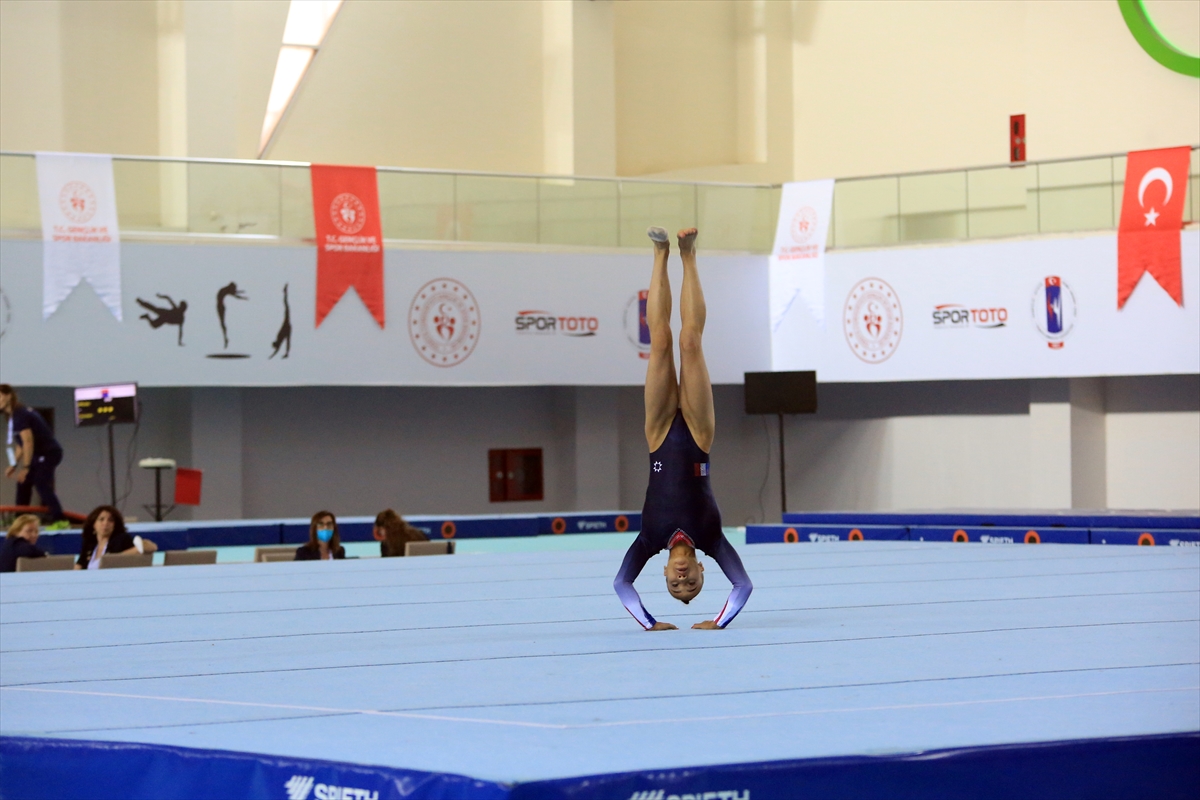 Cimnastikte Akdeniz Gençler Şampiyonası, Mersin'de devam ediyor