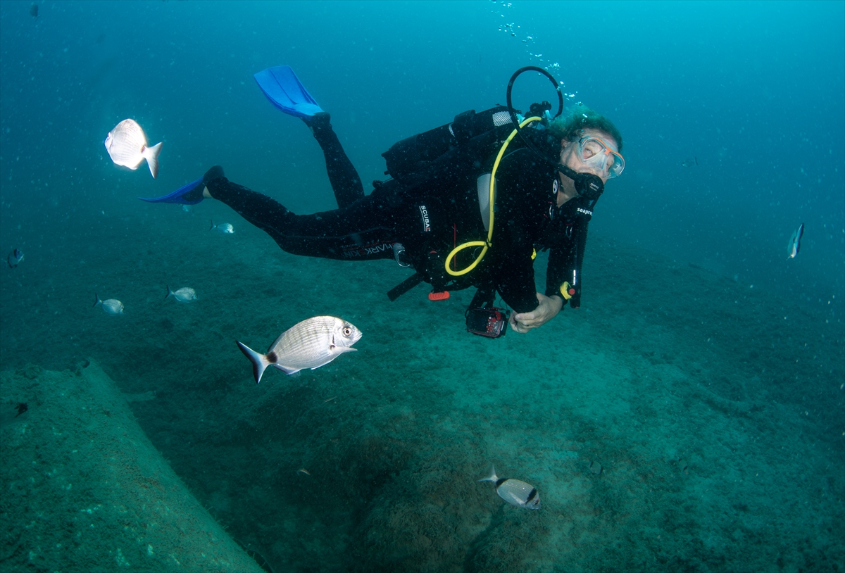 Kuşadası'nda sahillerin yanı sıra su altında da hareketlilik başladı