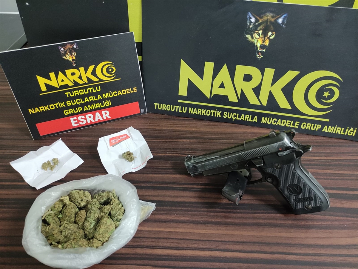 Manisa'da uyuşturucu ticareti yaptığı iddia edilen 1 kişi tutuklandı