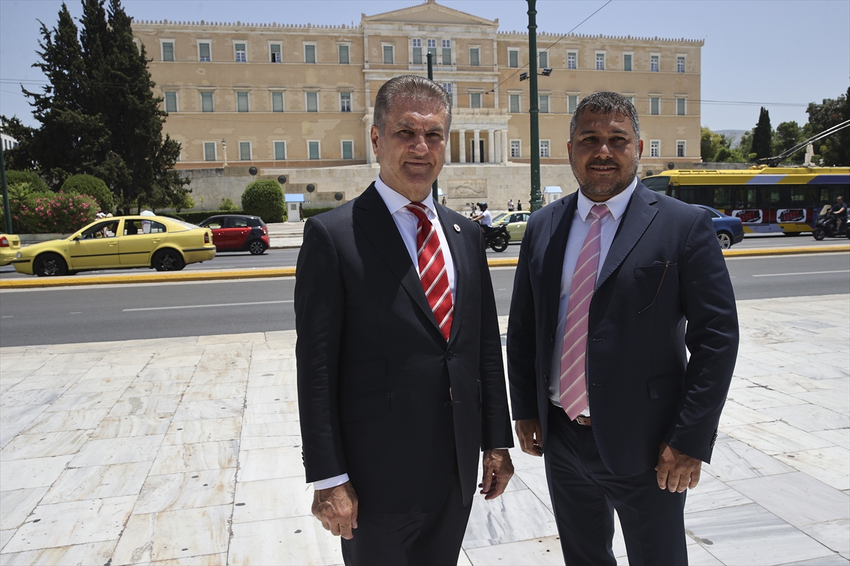 TDP Genel Başkanı Sarıgül, Atina'da gazetecilere açıklama yaptı: