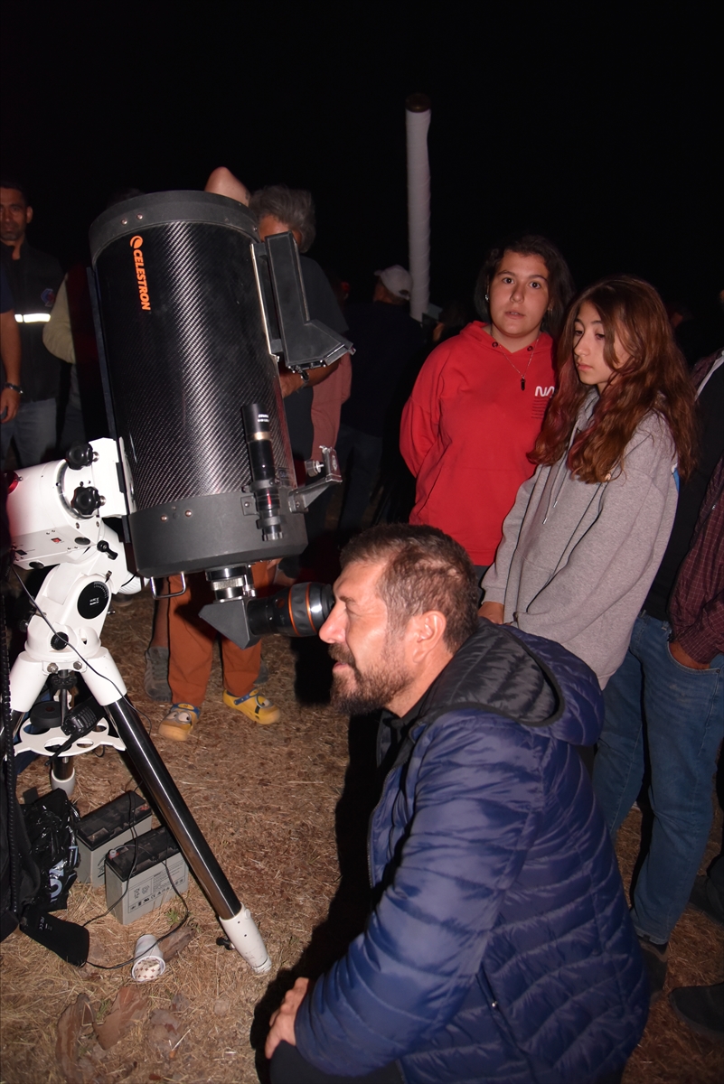 Balıkesir'de Gökyüzü Gözlem Şenliği başladı