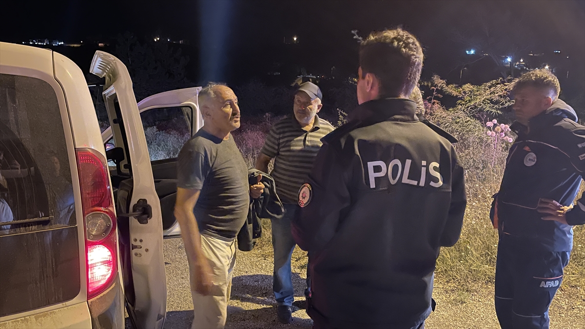Çorum'da eşinin kayıp ihbarı yaptığı kişi 4 saatlik arama çalışmasıyla bulundu