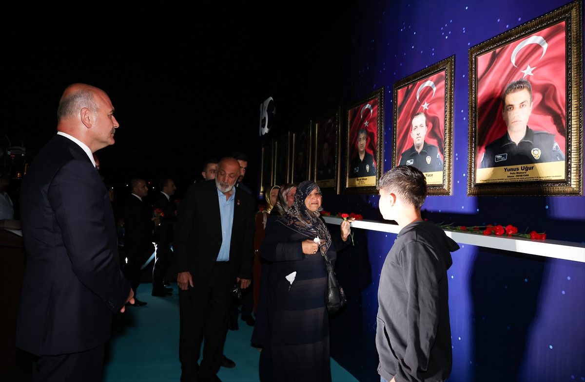 Bakan Soylu, Gölbaşı Özel Harekat Başkanlığı'ndaki 15 Temmuz programında konuştu: