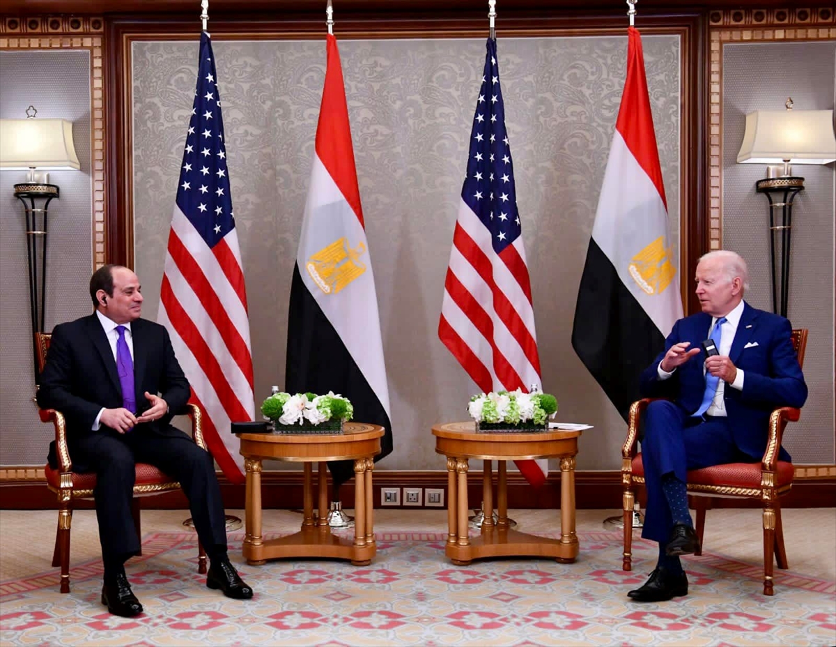Mısır Cumhurbaşkanı Sisi ile ABD Başkanı Biden “stratejik ortaklığı” görüştü