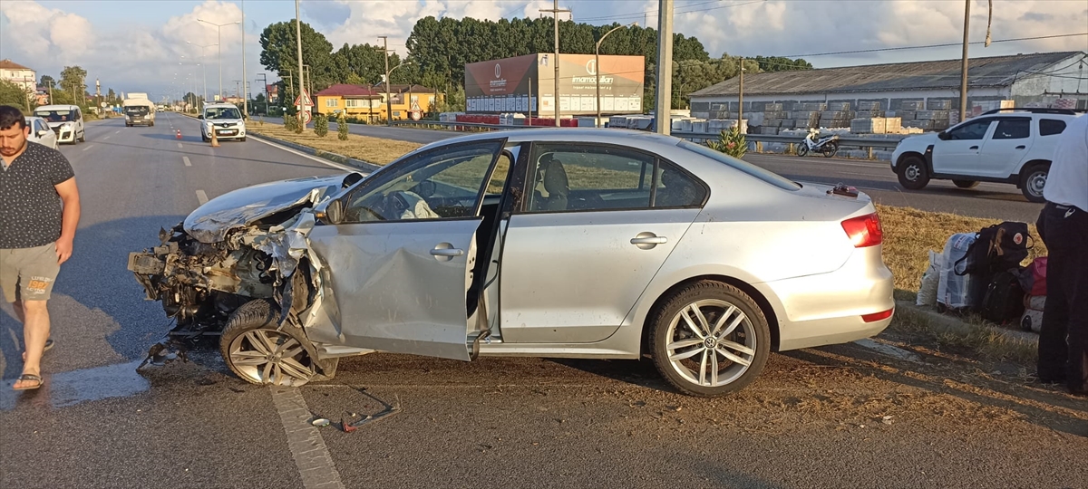 Samsun'daki trafik kazasında 7 kişi yaralandı