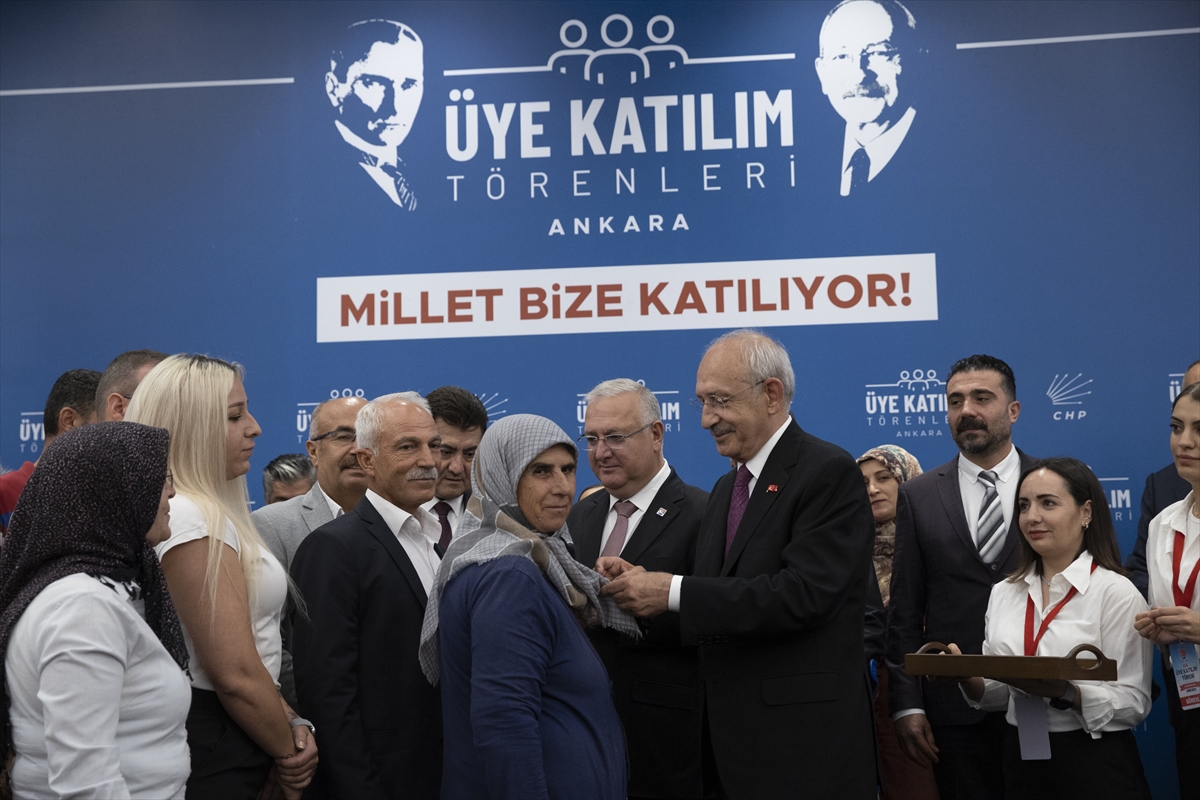 CHP Genel Başkanı Kılıçdaroğlu, üye katılım töreninde konuştu: