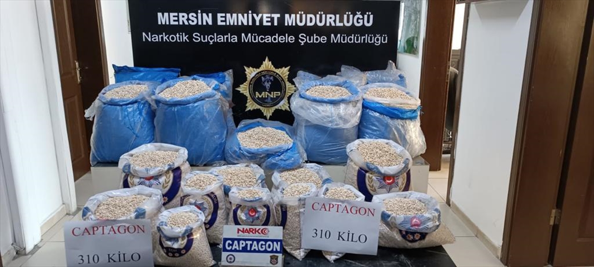 GÜNCELLEME – İçişleri Bakanı Soylu, Mersin'de 310 kilogram uyuşturucu hap ele geçirildiğini açıkladı