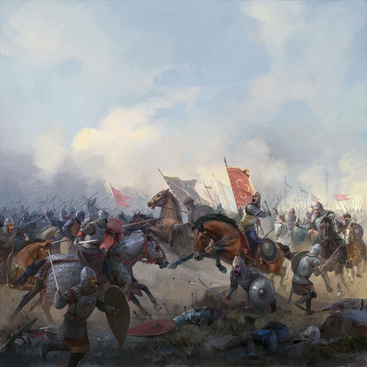 Malazgirt Zaferi üç boyutlu illüstrasyonlarla anlatıldı