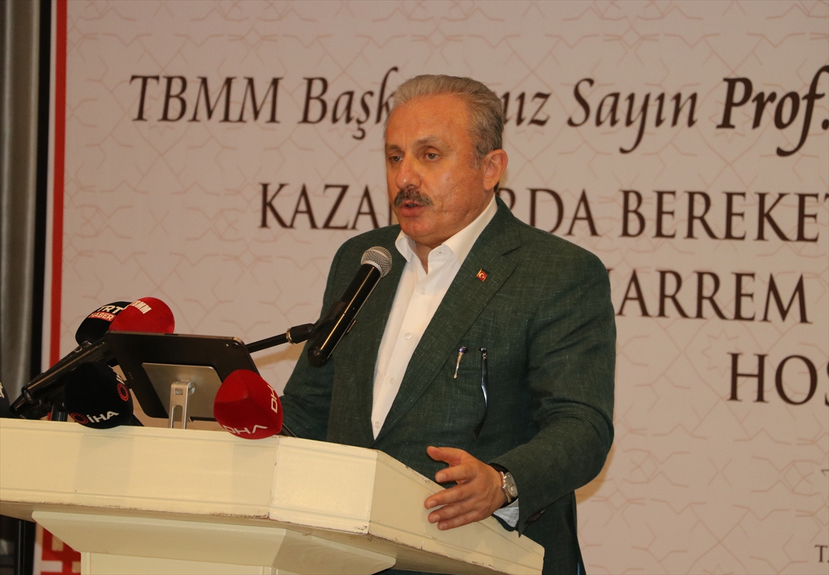 TBMM Başkanı Şentop, Tekirdağ'daki Muharrem Ayı İftar Programı'nda konuştu: