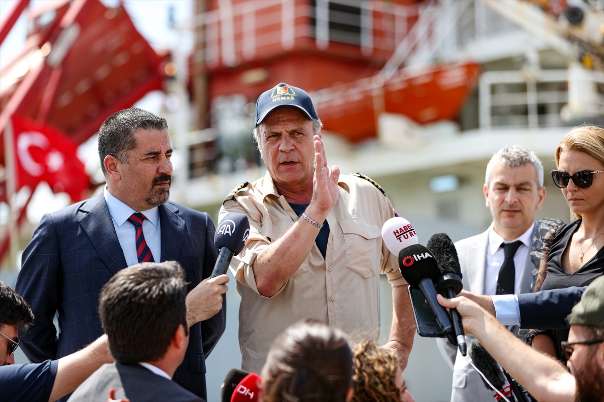 Ukrayna'dan yaklaşık 6 ayın ardından Türkiye'ye gelen “Polarnet”in kaptanı Alibeyler: