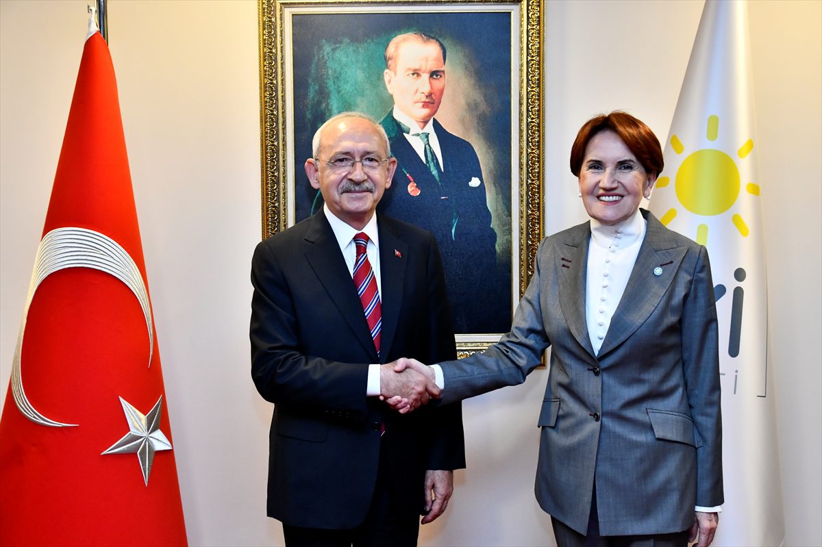 CHP Genel Başkanı Kılıçdaroğlu, İYİ Parti Genel Başkanı Akşener'i ziyaret etti