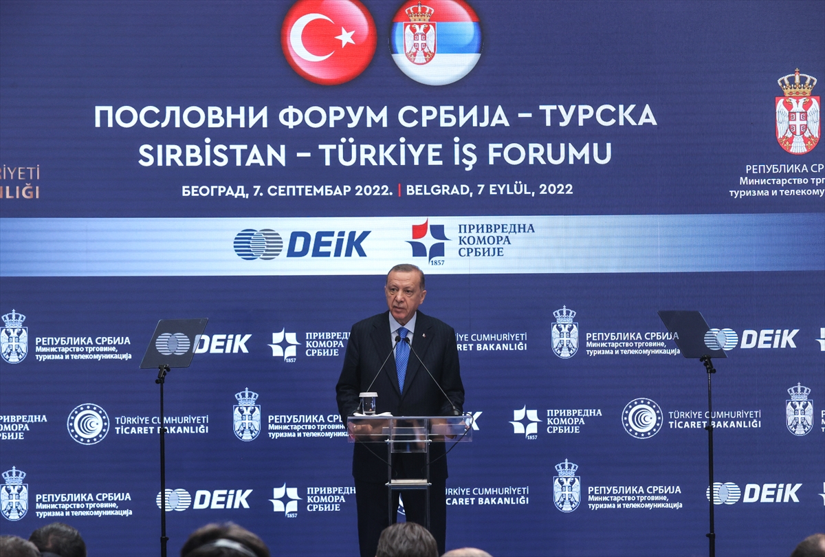 Cumhurbaşkanı Erdoğan, Türkiye-Sırbistan İş Forumu'nda konuştu: (2)