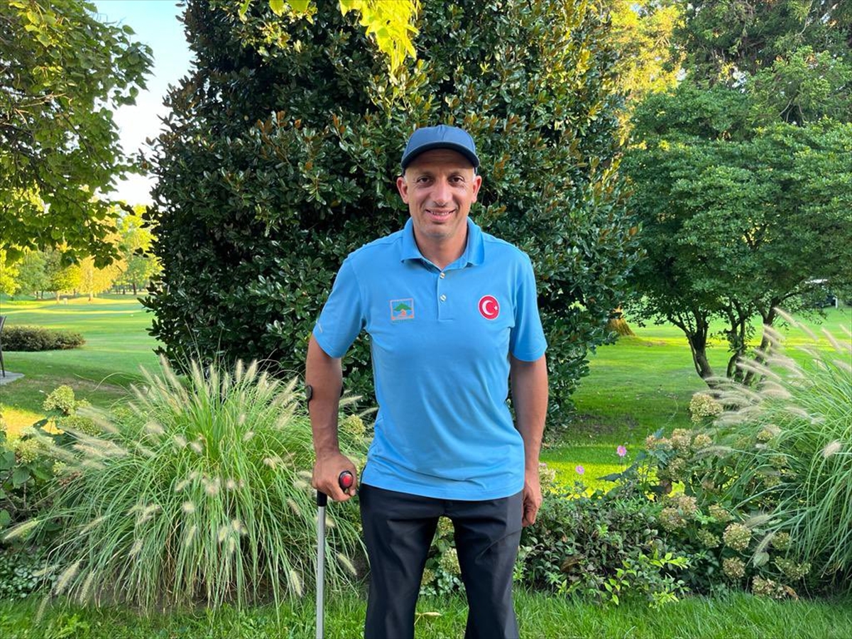 Engelliler Golf Milli Takımı'ndan Mehmet Kazan, İtalya'daki turnuvada 4. oldu