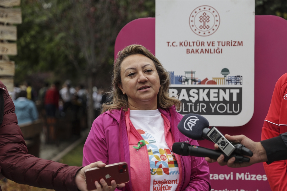 Ankara'da “Sanat Aşkına Koş-Başkent Kültür Yolu Koşusu” düzenlendi