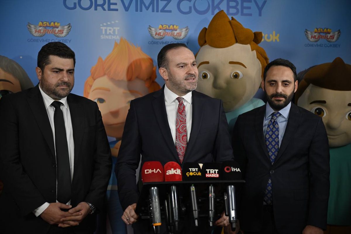 Başkentte “Aslan Hürkuş: Görevimiz Gökbey” animasyonunun özel gösterimi yapıldı