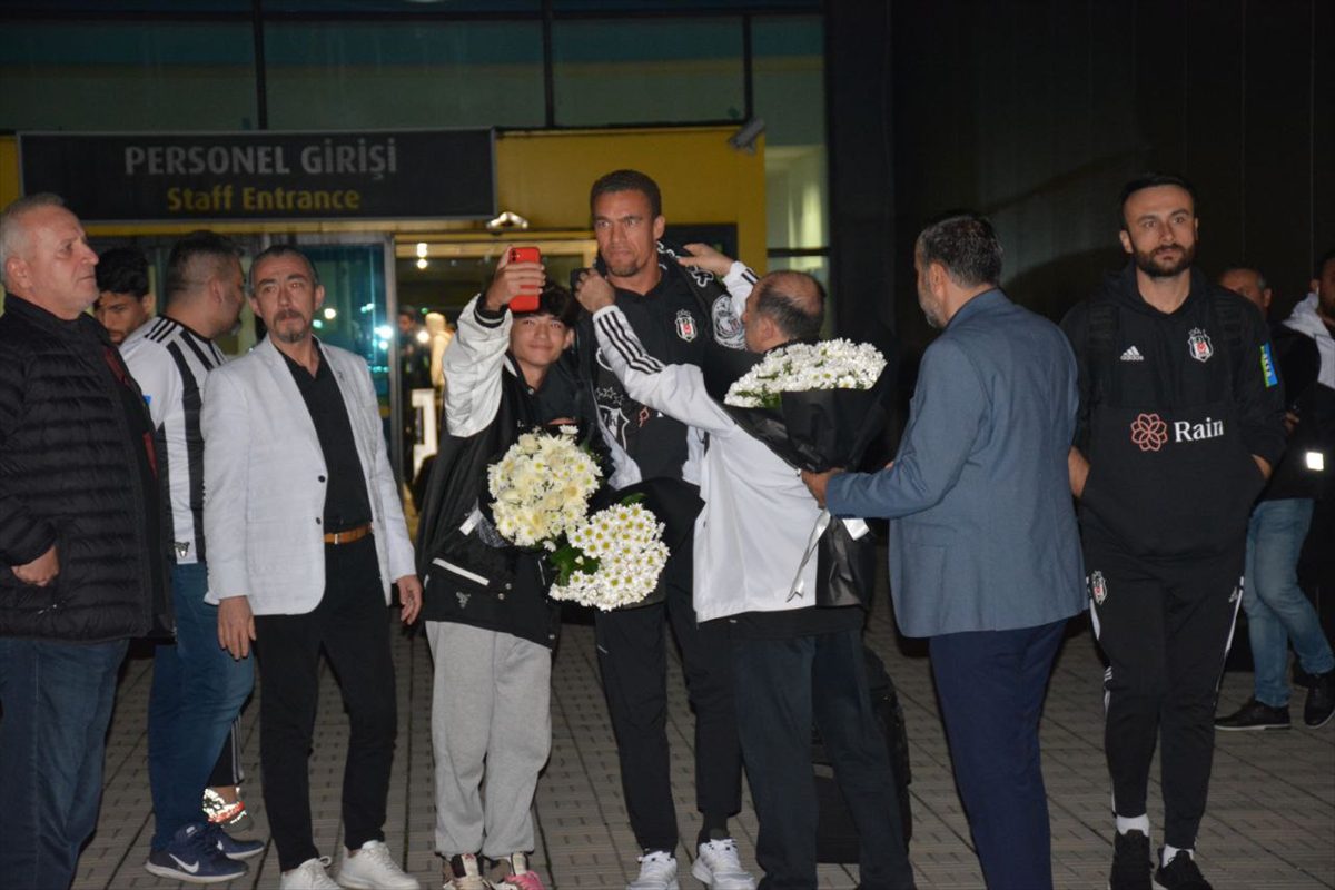 Beşiktaş kafilesi Giresun'a geldi