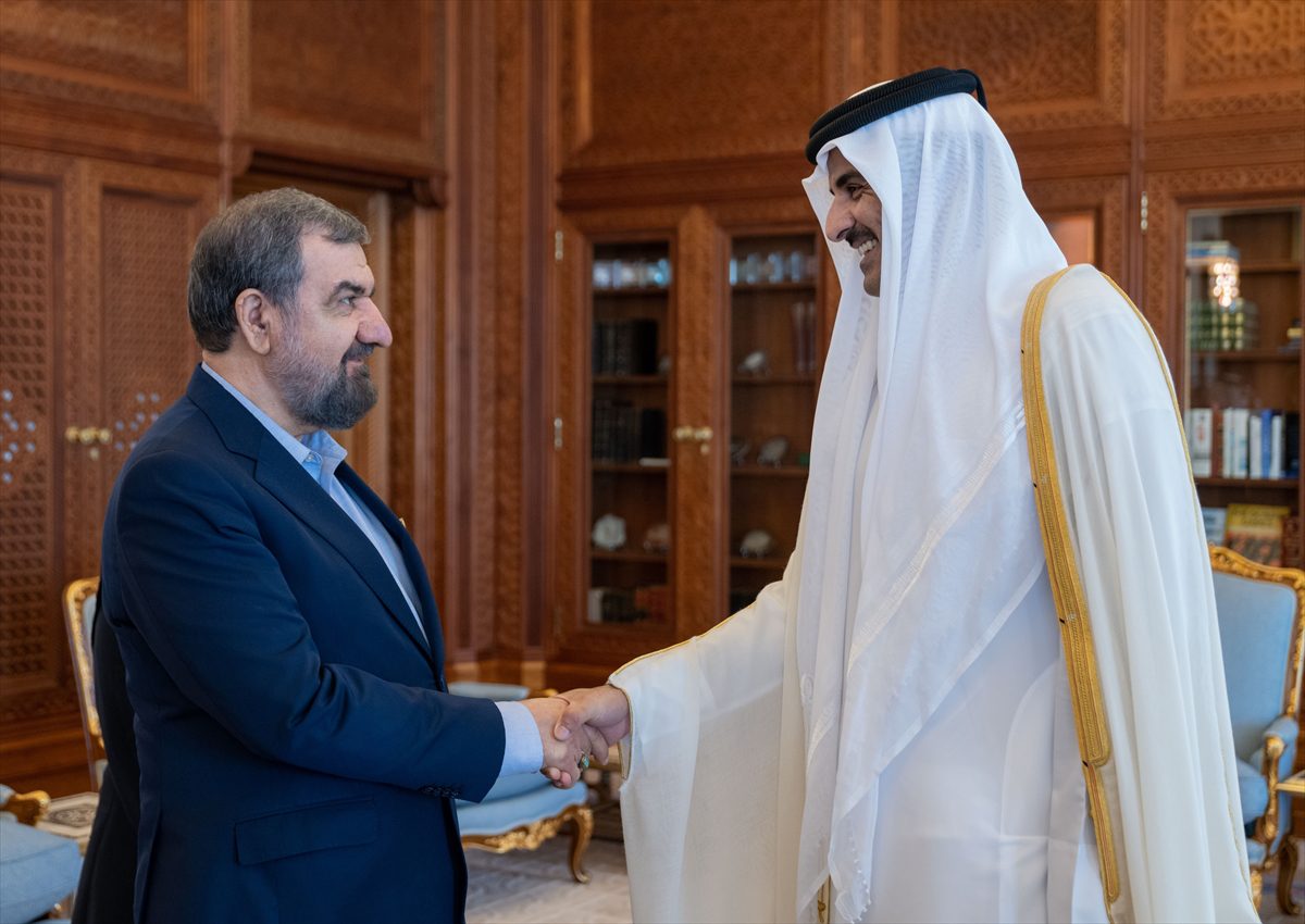 Katar Emiri ile İran Cumhurbaşkanı Yardımcısı, iş birliğini görüştü
