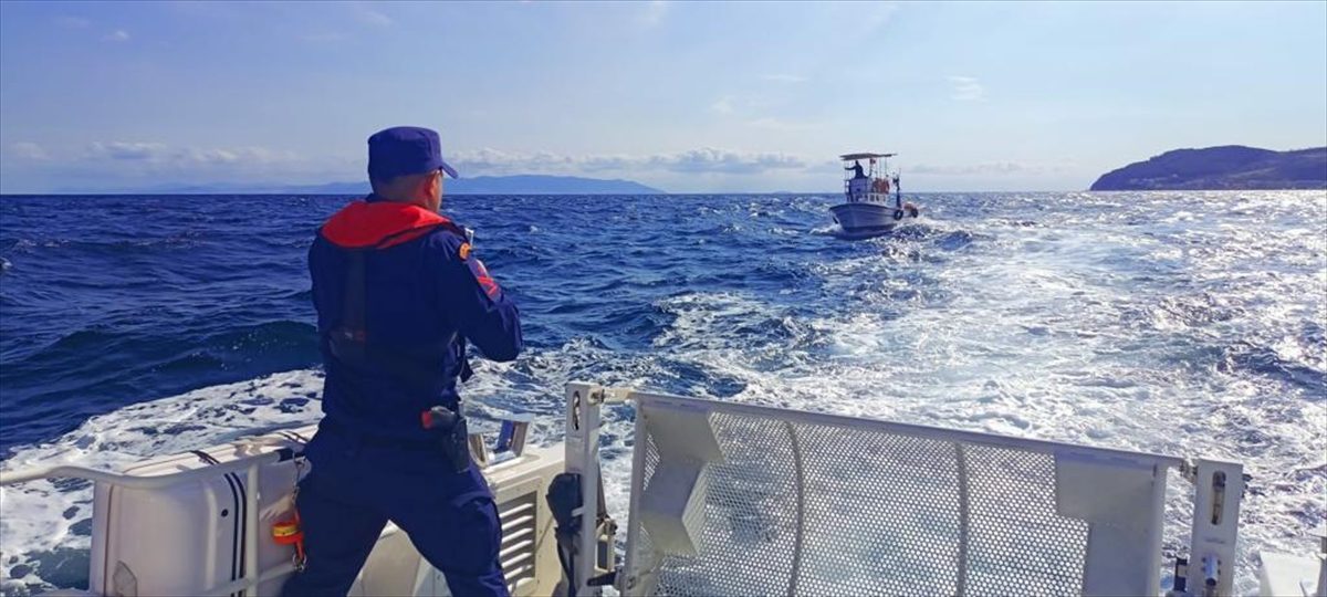Tekirdağ'da Sahil Güvenlik, göçmen kaçakçılığına karşı tatbikat yaptı