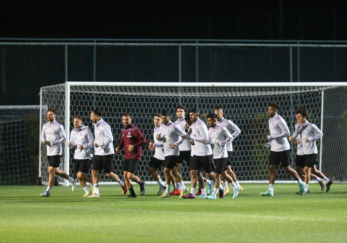 Trabzonspor, Monaco maçı hazırlıklarını tamamladı