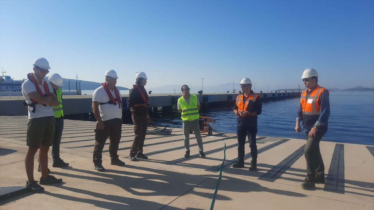Bodrum Cruise Port'ta deniz kirliliğine müdahale tatbikatı yapıldı