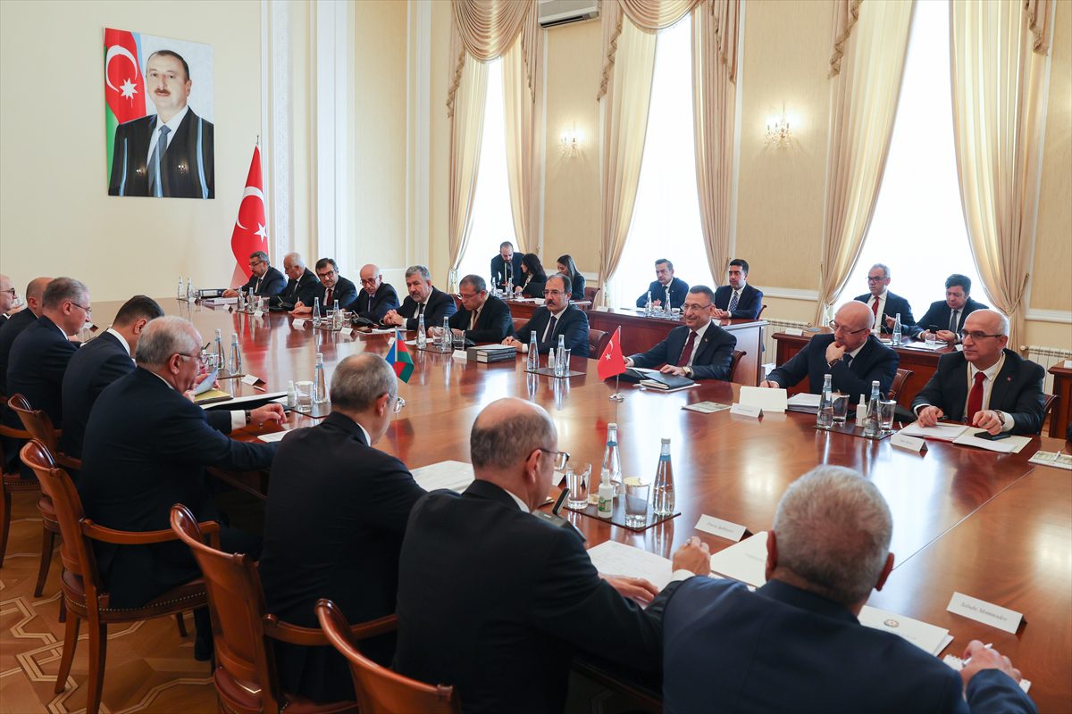 Cumhurbaşkanı Yardımcısı Oktay, Azerbaycan ve Türkiye Hükümetlerarası Karma Ekonomik Komisyonu Toplantısı'nda konuştu: