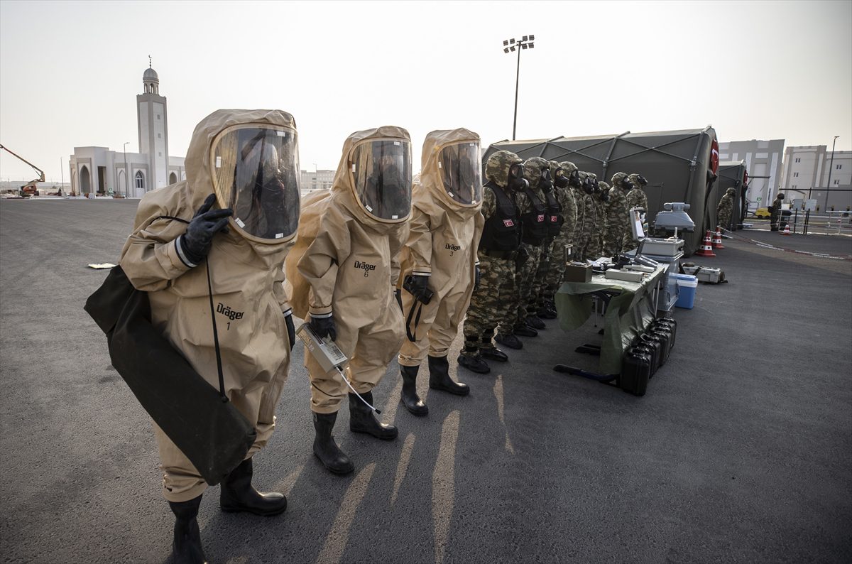Mehmetçik'ten Dünya Kupası'na “KBRN” kalkanı