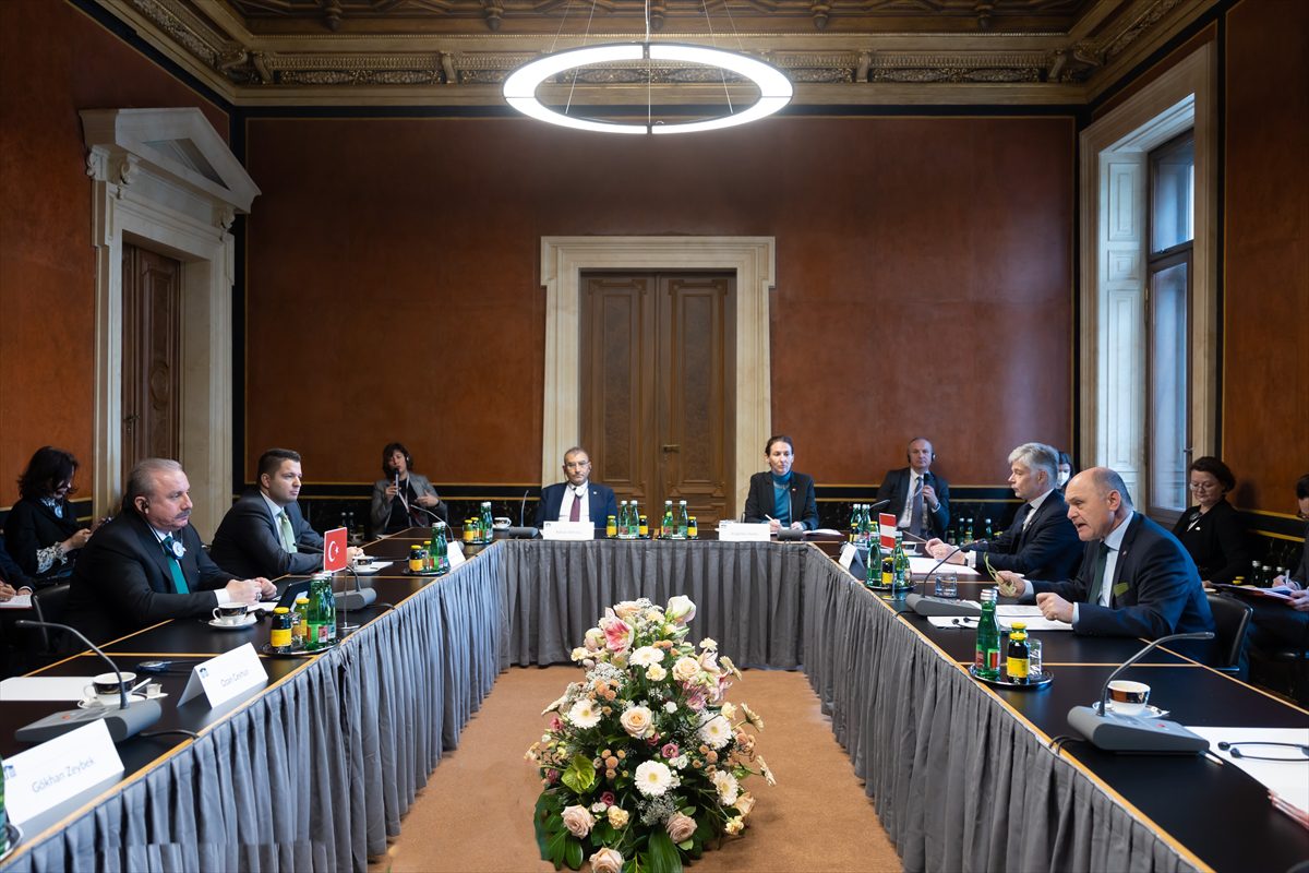 TBMM Başkanı Şentop, Avusturyalı mevkidaşı Sobotka ile görüştü