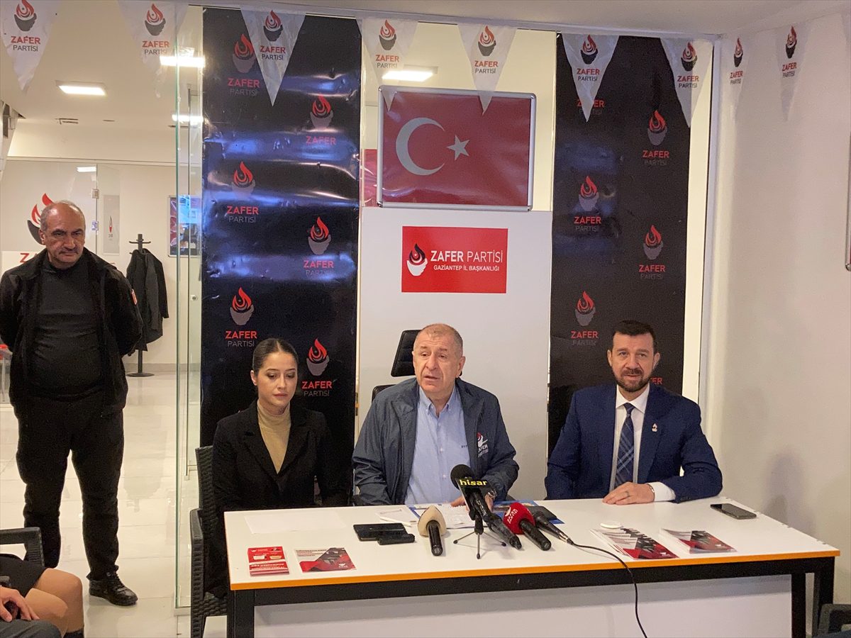 Zafer Partisi Genel Başkanı Özdağ, Gaziantep'te konuştu: