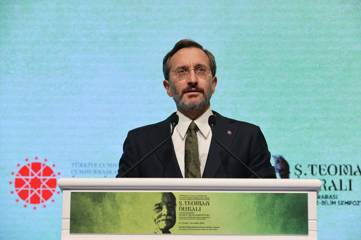 Cumhurbaşkanlığı İletişim Başkanı Altun, “Teoman Duralı Sempozyumu”nda konuştu: