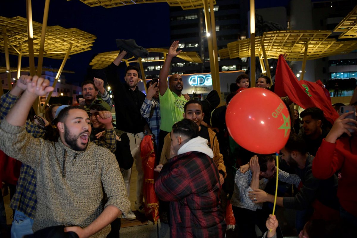 Fas'ın Dünya Kupası'nda çeyrek finale yükselmesi ülkede coşkuyla kutlanıyor