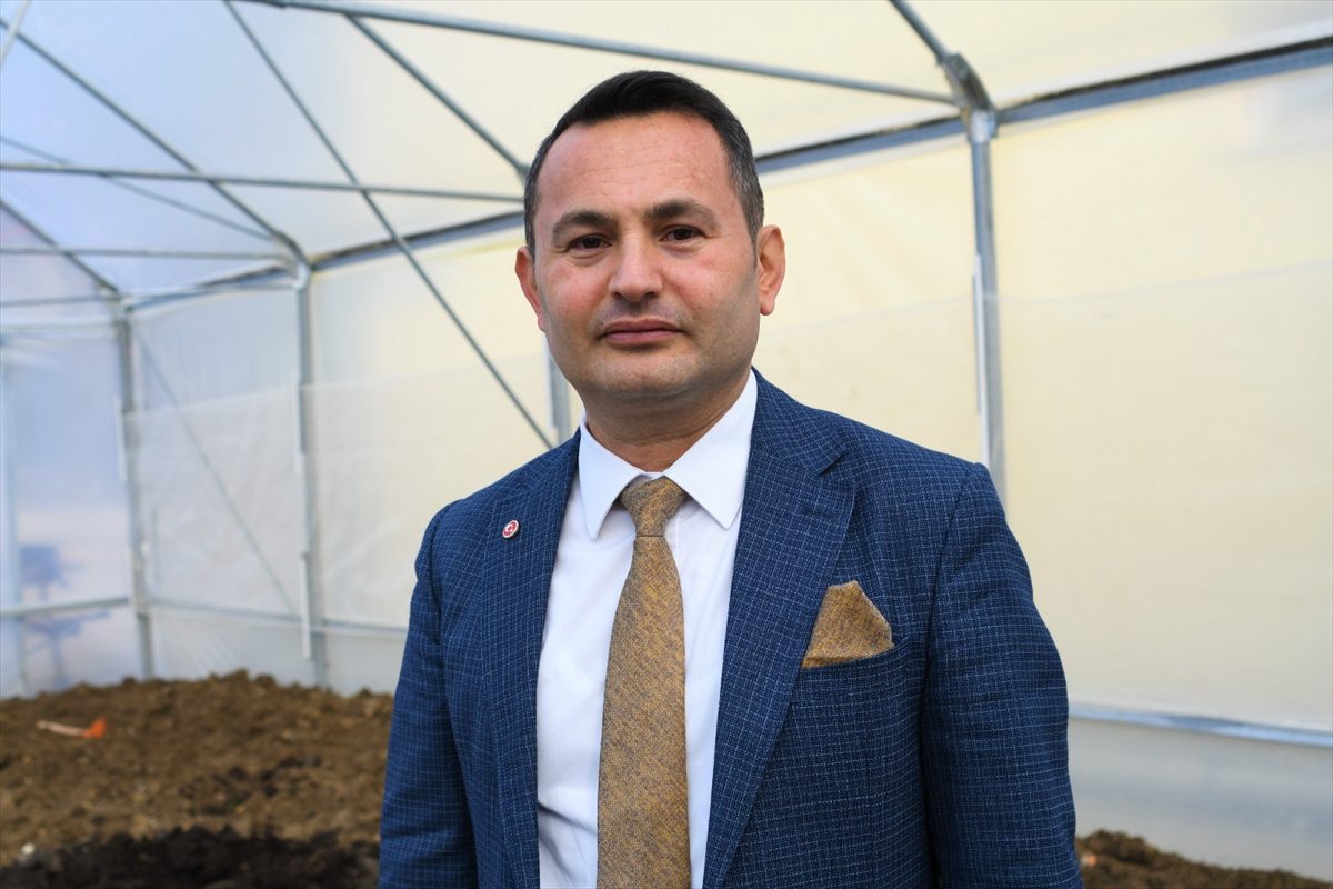 Samsun'da özel öğrenciler serada kışlık sebze yetiştiriyor