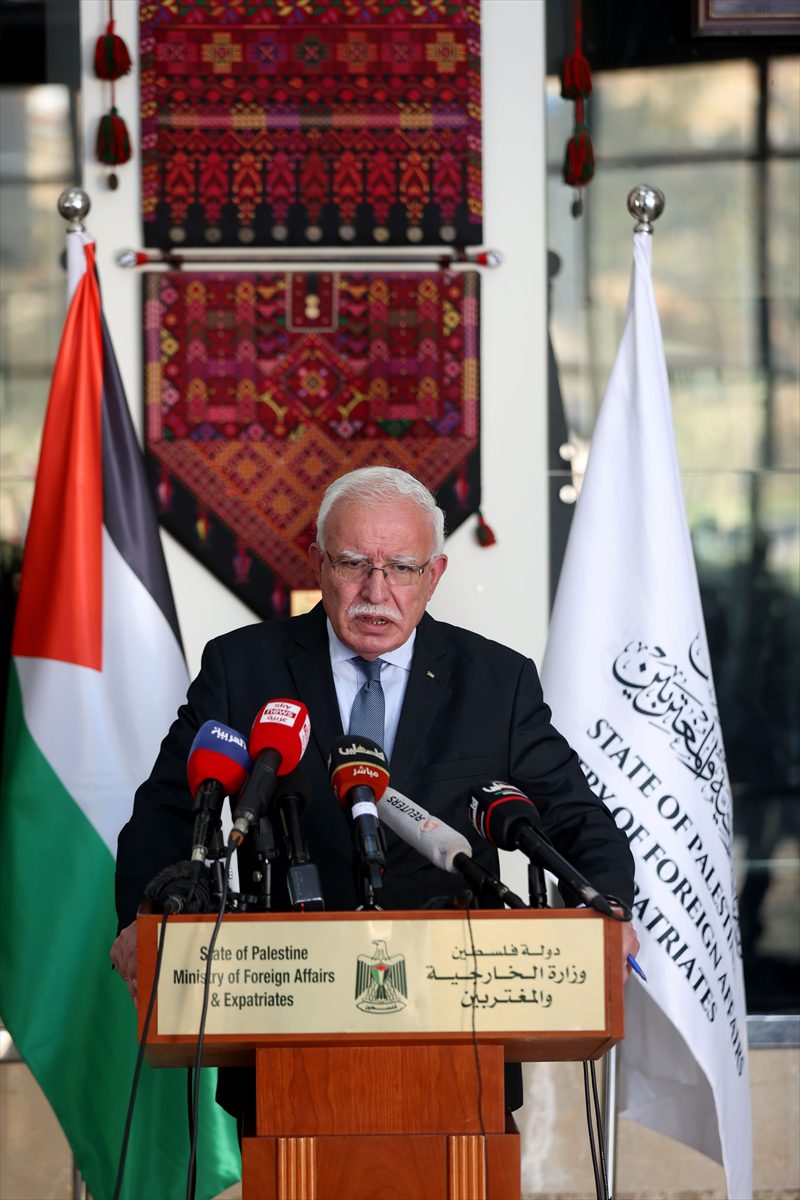 Filistin Dışişleri Bakanı Maliki: “Yeni yılda 17 Filistin vatandaşı şehit oldu”
