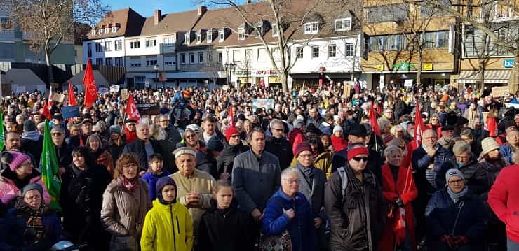Frankenthal’de ırkçı ve aşırı sağa karşı gösteri