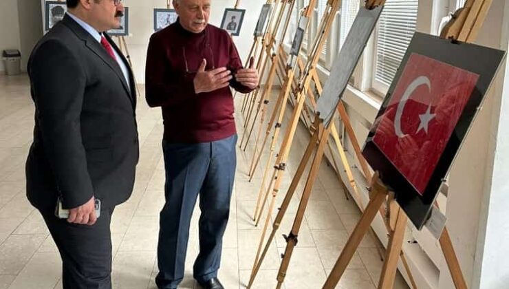 Frankfurt TKM’de Ebru Sanatçısı Orhan Erdoğan’dan ‘Ebru Sergisi’!..