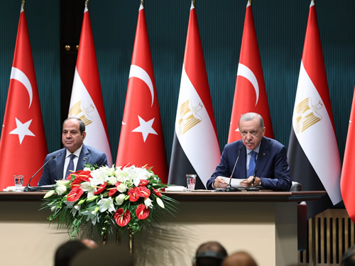 Başkan Erdoğan: “Türkiye ve Mısır, Filistin meselesinde ortak bir duruşa sahiptir”