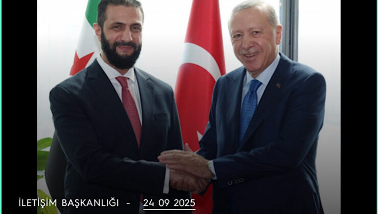 Cumhurbaşkanı Erdoğan ve Suriye Cumhurbaşkanı Şara görüşmesine ilişkin açıklama