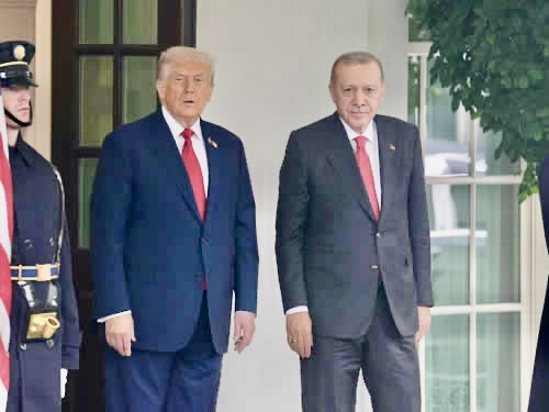 Cumhurbaşkanı Erdoğan, ABD Başkanı Trump ile Görüştü