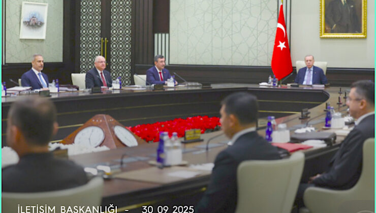 30 Eylül 2025 tarihli Millî Güvenlik Kurulu Bildirisi